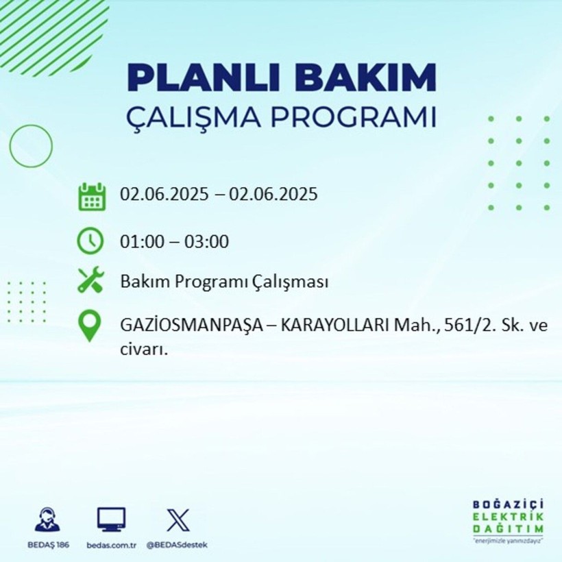 BEDAŞ duyurdu: Yarın karanlığa hazır olun! Elektrikler saatlerce kesilecek - Resim: 41
