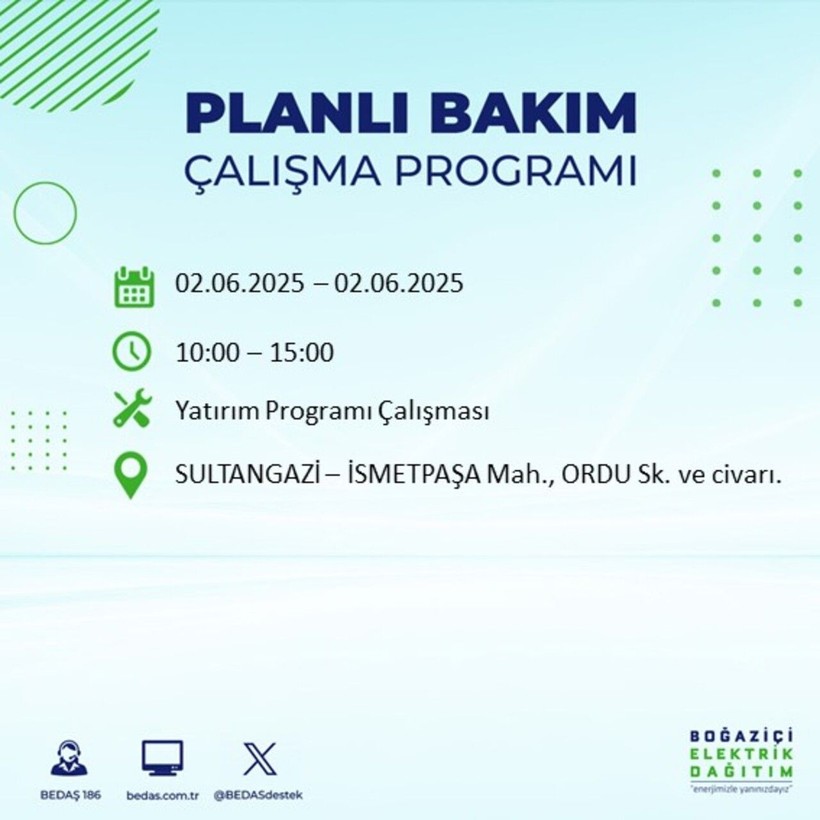 BEDAŞ duyurdu: Yarın karanlığa hazır olun! Elektrikler saatlerce kesilecek - Resim: 57