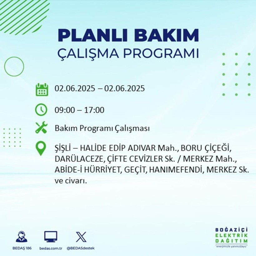 BEDAŞ duyurdu: Yarın karanlığa hazır olun! Elektrikler saatlerce kesilecek - Resim: 61