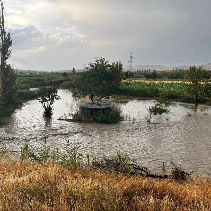 Ankara’nın Güdül ilçesinde sağanak sele yol açtı: Ekinler zarar gördü - Resim : 1